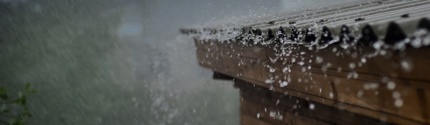 Regen op een dak