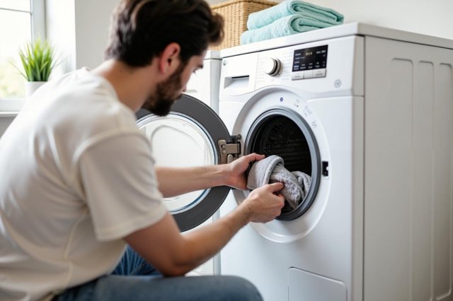 Regenwater gebruiken voor een wasmachine