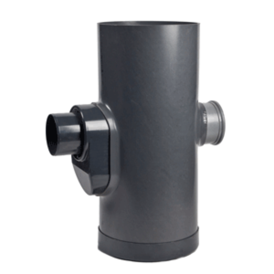 Pluvia Ontlastput 315mm, H=700mm, 12 l/s, 2x 125mm