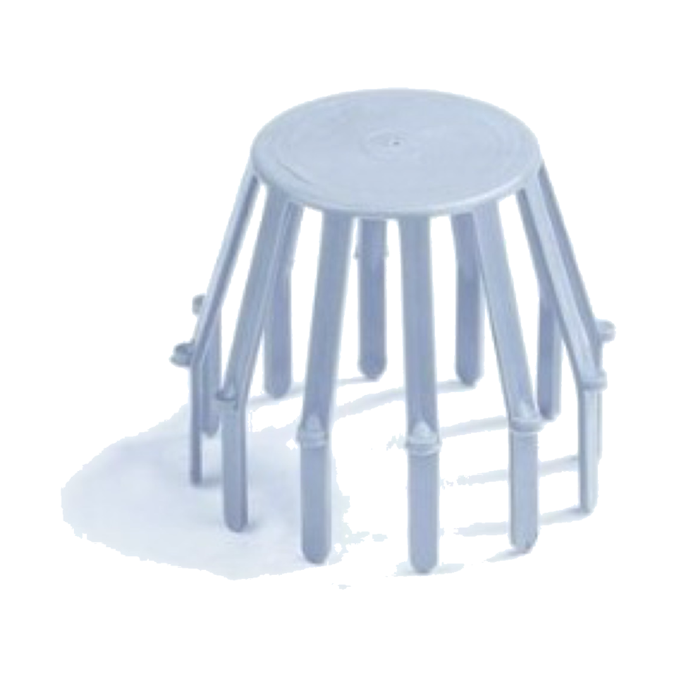 PVC HWA Bladvanger, Bolrooster 100 mm