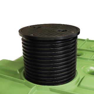 MW Schacht + Zwarte PE deksel t.b.v. opslagtanks
