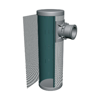 Infiltratiekolk omwikkeld met geotextiel, PVC, 315 mm
