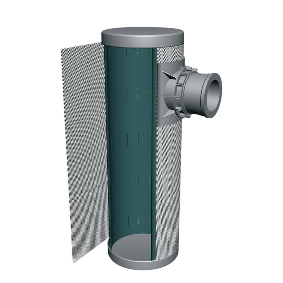 Infiltratiekolk omwikkeld met geotextiel, pvc, 315 mm
