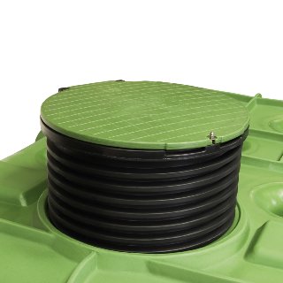MW Schacht + groene deksel t.b.v. opslagtank